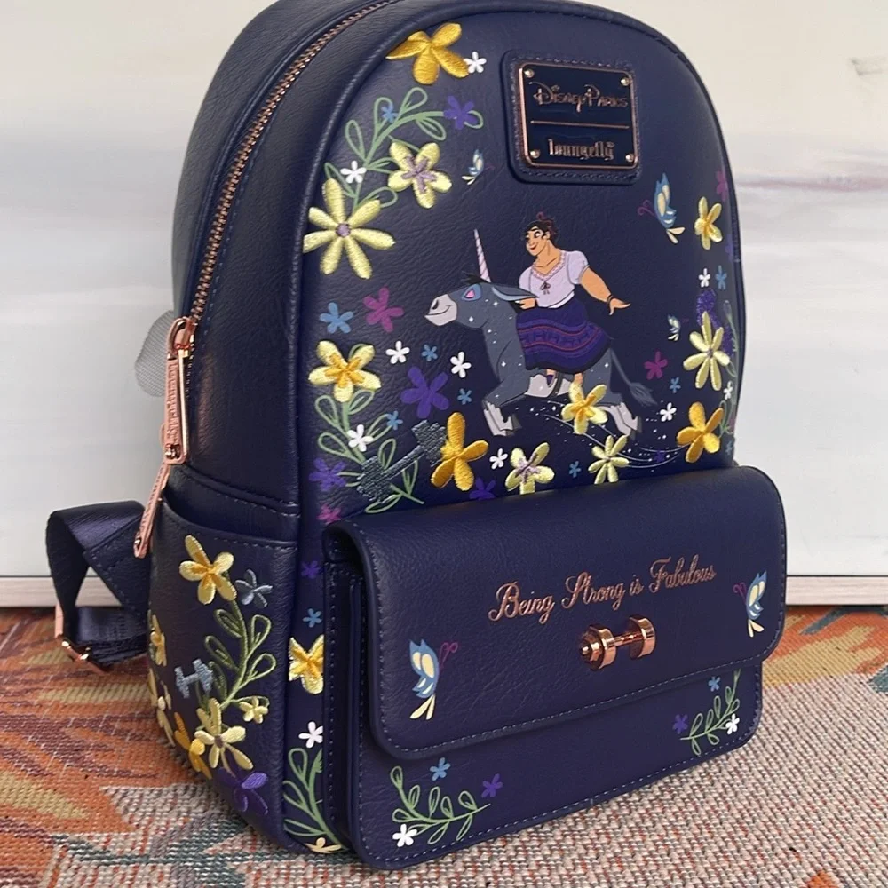 Disney Parks Loungefly Luisa Madrigal Encanto Mini Backpack New With Tag - Picture 15 of 16